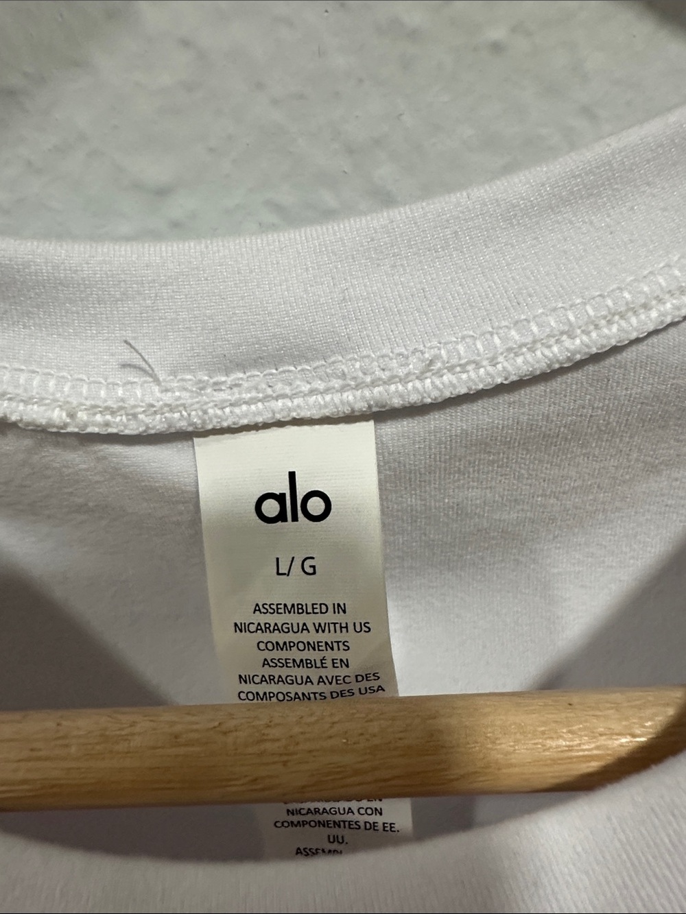 Ali White Crewneck Crop Tee - Women - Picture 4 of 4